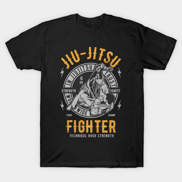 Brazilian Jiu Jitsu T-Shirt by NineBlack